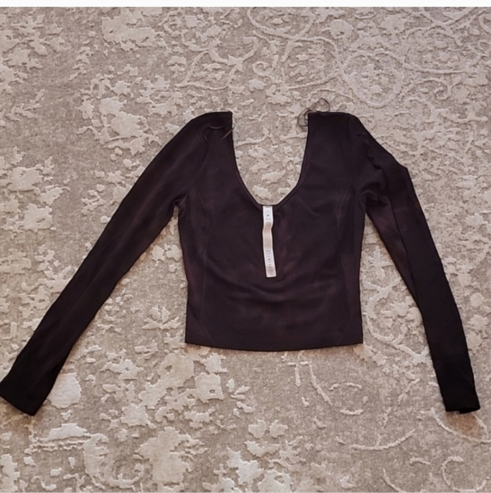 Lululemon  burgundy brown dyed color